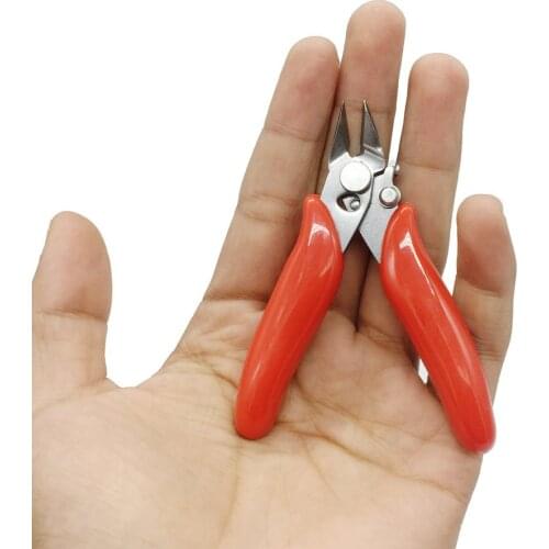 HighQuality 3.5" Mini Diagonal Cutting Pliers Wire Cable Side Flush Cutter Plier with Lock Hand Tools Herramientas