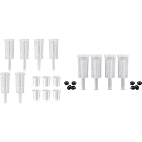 2 Set Three-Piece Water Seal Check Valve Home Brewed Craft Beer Wine Exhaust Valve Set, A & B