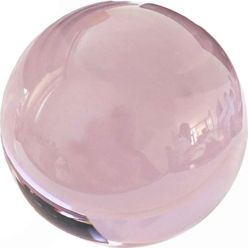 40mm 5pcs Pink Color Fengshui Crystal Ball for Home&Wedding Decoration