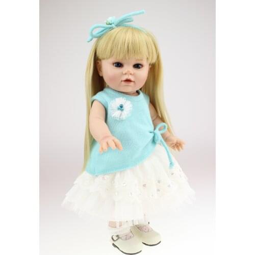 40cm Full Vinyl Girl bebe Reborn American Dolls Realistic reborn Baby Doll Toys for Children Christmas Gift
