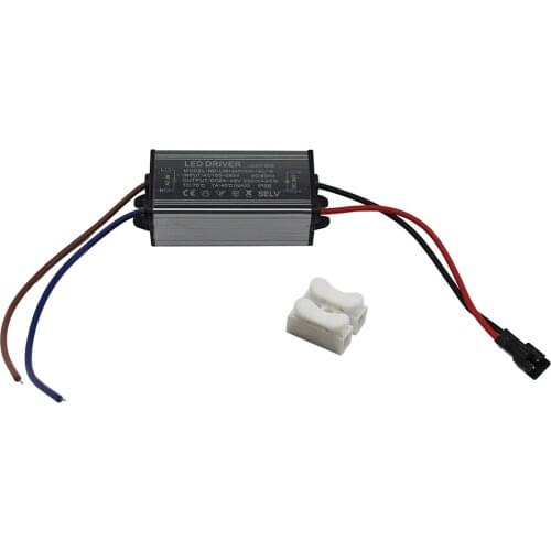 Aluminium IP66 8-12W LED Driver 300mA AC 100-265V to DC 24- 45V Waterproof Power Supply Lighting Transformer Drivers Ballast