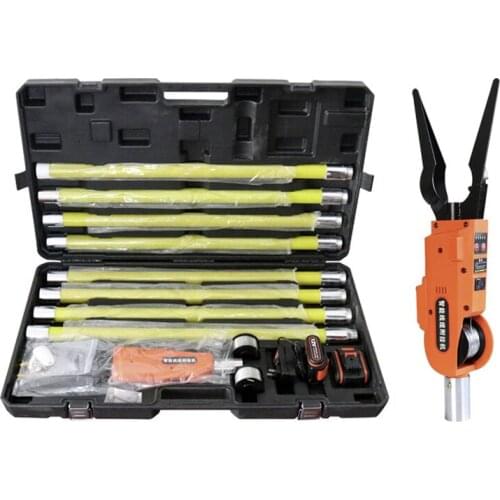 Automatic Optical Cable Llithium Battery High-altitude Cable Tying Machine, Hanging Line Artifact, Automatic Wire Tie