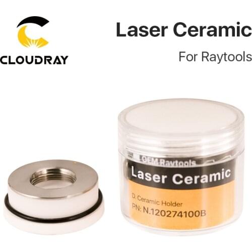 Cloudray Laser Ceramic 32mm/ 28.5mm OEM Raytools Lasermech Bodor Nozzle Holder For Fiber Laser Cutting Head