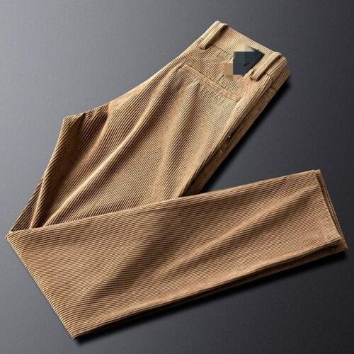 DIYLIVE Men's Wool Trousers