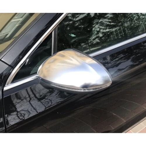 For Volkswagen Passat B8 3G2 Alltrack Variant 3G5 Arteon 3H7 Matt Chromed Side Door Rear View Wing Mirror Cover Cap Replacement