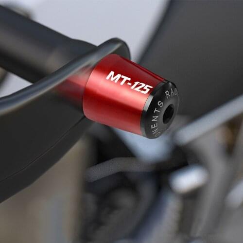 For YAMAHA MT125 MT-125 MT 125 2014-2018 2015 2016 2017 7/8" 22MM CNC Motorcycle Handlebar Grips Handle Bar Cap End Plugs