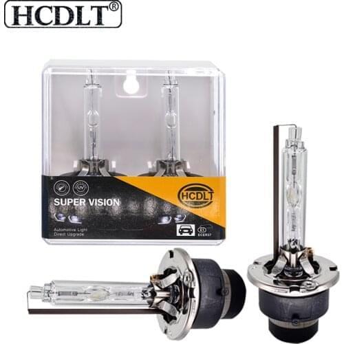 HCDLT Super Version D2D4S Xenon HID Bulb 35W 6000K 4300K 6644042402 Car Light Xenon Standard Headlight 55W D1S D2S D3S D4S Xenon