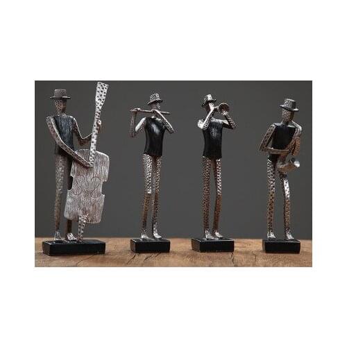 Office living room model room wine cabinet decoration decoration creative Nordic musician decoration handicraft gift