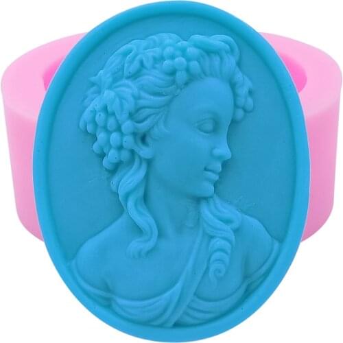 Monqui Woman Beauty Avatar Silicone Soap Molds Candle Molds Art Craft Molds Resin Molds
