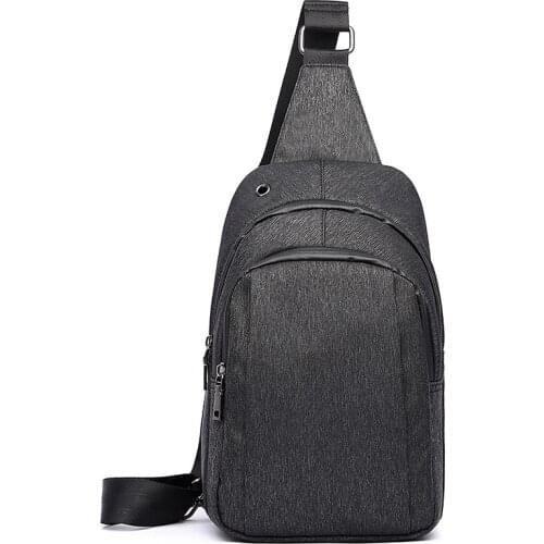 Weysfor Vogue Men Anti-theft Crossbody Bags Male Waterproof Oxford Chest Pack Short Trip Messenger Sling Bag Shoulder Chest Bag