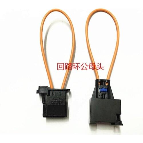 Male & Female Fiber MOST optical optic loop bypass Adapter Auto Diagnostic Cable Tool For Porsche Me-rcedes-B-enz