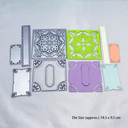 Combination Metal Cut Die for DIY Scrapbooking Album Cardmaking Decorative Crafts Embossing Making Greeting Card Paper