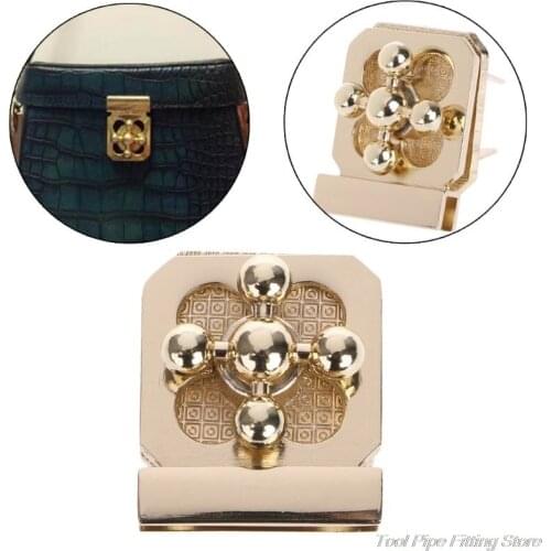 Metal Clasp Turn Lock Twist Locks For DIY Handbag Craft Bag Purse Hardware Parts F17 21 Dropshipping