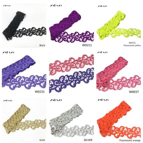 Zsbszc embroidery lace width 8 cm water-soluble lace clothing skirt decorative collar ornaments sew on clothes DZ2