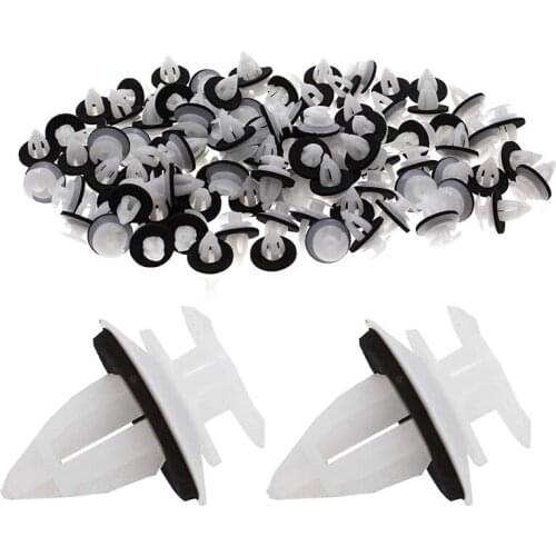 100Pcs 51418224768 Plastic Rivets Clip for-BMW E46 E53 E90 E91 E70 Door Panel Auto Fasteners Trim Panel Push Retainer