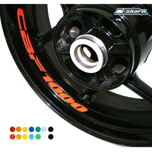 8 X CUSTOM INNER RIM DECALS WHEEL Reflective STICKERS STRIPES For HONDA CBF 1000 cbf1000