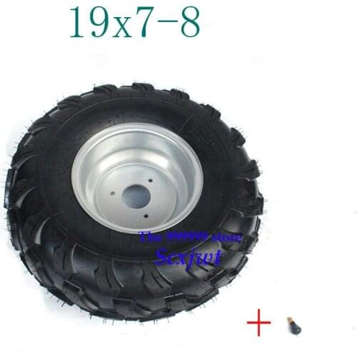 ATV 19x7.00-8 19x7-8 inch tyre tires 150cc 250cc vacuum tire front tire