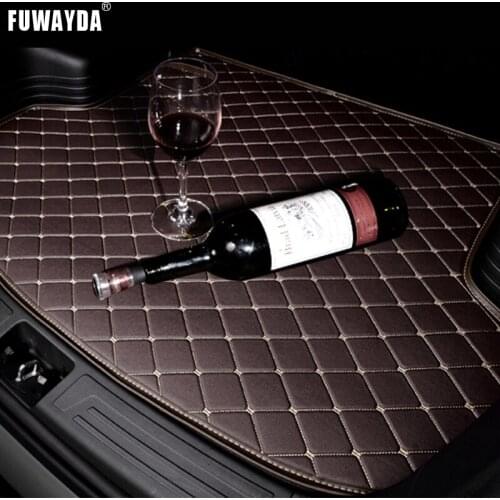 FUWAYDA car ACCESSORIES Custom fit car trunk mat for Nissan MICRA 2010 to 2015 years travel non-slip waterproof Good quality