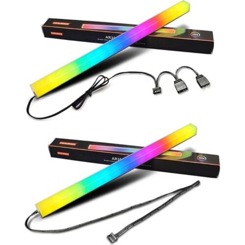 Coolmoon 3/4pin 5V Magnetic Double-sided RGB LED Backlight Light Strip Digital