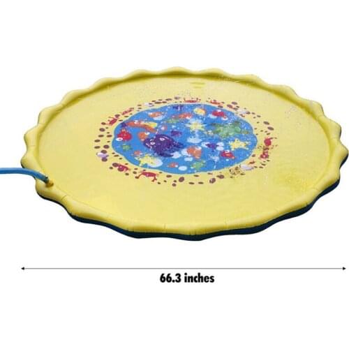 Children splashing game mat swimming pool outdoor lawn beach Water spray pad water summer toys170CM inflatable pool outdoor toys