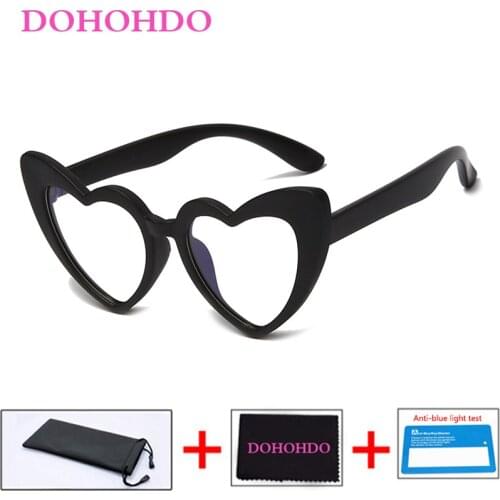 Heart Anti Blue Light Kids Glasses Children Boy Girls Computer Optical Frame Reflective Blocking Eyeglasses UV400 Filter 2021