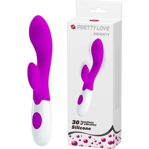 FODRK 30-Speed Dual Vibration G Spot Vibrator AV Stick Sex Toy for Women Lady Adult Toys Sex Products Erotic Machine Dildo
