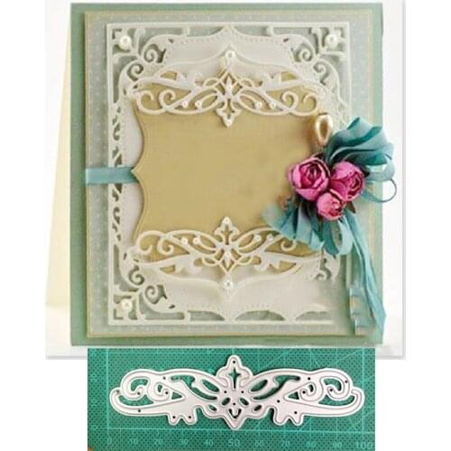 Metal Cutting Dies Cut Mold Lace Strip Border Christmas Decoration Scrapbook Paper Craft Knife Mould Blade Punch Stencils dies