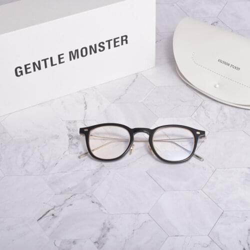 2021 New Fashion titanium metal Oval myopia glasses frame women men Eyeglasses GENTLE HARRY Women Men Eyewear