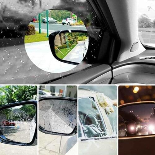 2/6Pcs Car Rainproof Film Car Rearview Window Mirror Protective Anti Fog Rain Waterproof Film Membrane Car Sticker Accessories