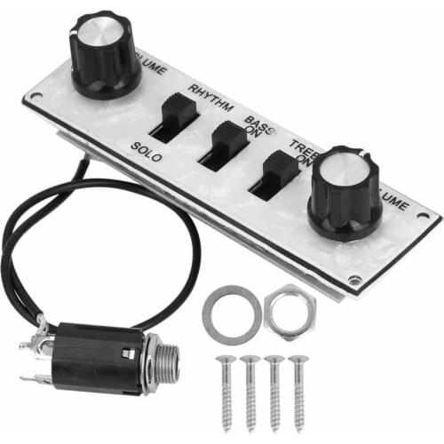Prewired Width Control Plate Loaded Switch Wiring Harness Knobs Guitar Circuit Board Stringed Instruments Accessories