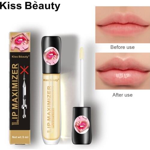 1PC Transparent Lip Gloss Lip Plumper Moisturizing Repairing Lip Oil With 100% Vitamin E & Honey Nourish Lipstick Lip Care TSLM1