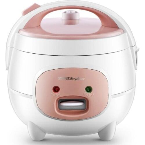220V 2L Cute Mini Rice Cooker Small 2-3 Person Rice Cooker Household Single Kitchen Small Household Appliances WIth Handle