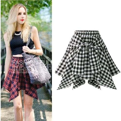 Ryseleco Asymmetrical Skirts