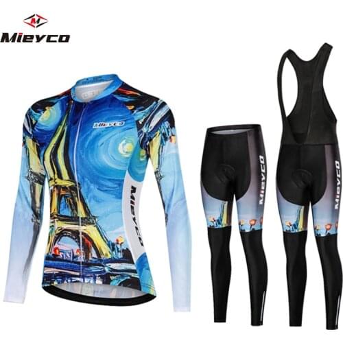 Mieyco Bicycle Products Bicycles For Women Motocross Bike Clothing Roadbike Maillot Ciclismo Retro Mtb Cycling Bib Pants Jersey