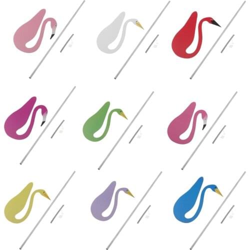 Swirl Bird Flamingo Wind Chimes for Yard Art Patio Decoration Beach Summer