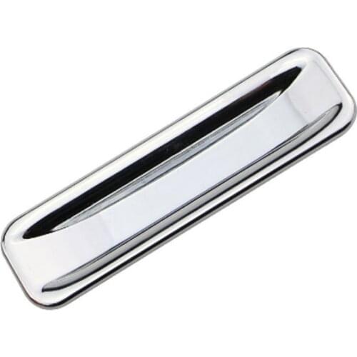 Foal Burning Chrome Car Armrest Storage Box Decorative Panel Trim Sequin Sticker For Peugeot 2008 2014 - 2017 Accessories