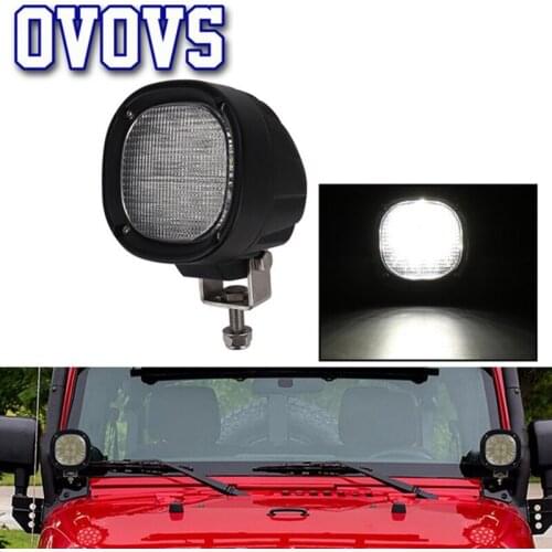1PCS 45W Led Driving Work Lights Spot Beam Front Bumper Lamp Led Auxiliary Light For Trucks Off Road 4x4 4WD ATV Boat