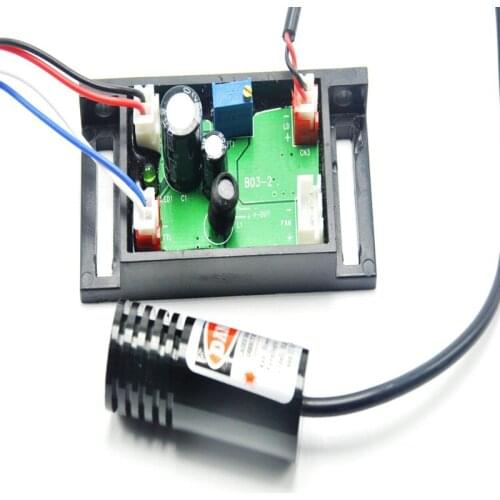 100mw 405nm Violet Blue Laser Diode Module Dot Point Lasers DC12V 18x45mm