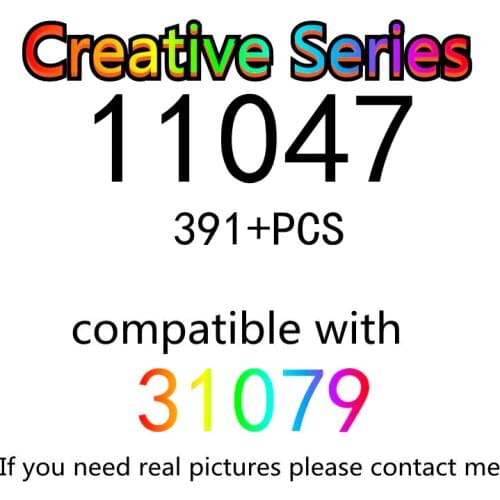 391PCS 11047 Building Block Toy Creative Series 31079 Assembled Building Block Childrens Toy Gifts