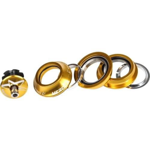 44mm Aluminum Bicycle Headset MTB Straight Tube Front Fork Ultra-light Mountain Bike Seal Palin headset Cycling Accessoires