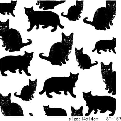 AZSG Lovely Persian Cat Clear Stamps/Seal For DIY Scrapbooking/Card Making/Album Decorative Silicon Stamp Crafts