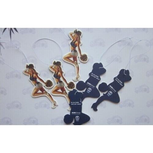 Free Shipping Via Fedex or DHL ,custom logo hanging paper car air fresheners