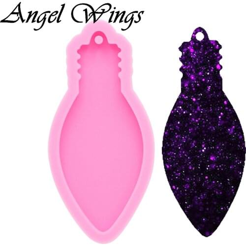 Shiny light shape Silicone epoxy Resin Molds Craft Molds Decorative Craft DIY bracelet keychain mold DY0116
