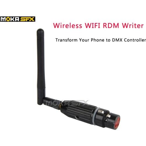 Wireless WIFI RDM Coder Transfer Your Phone to DMX console wifi program software for stage par light stage effect machine