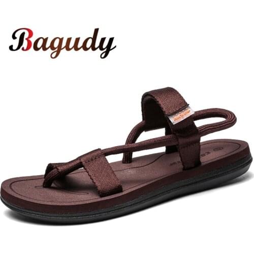 Summer Men Sandals Light New Gladiator Shoes Slippers Male Breathable Beach Slippers Sport Water Flip Flops Men Casual Shoes 46