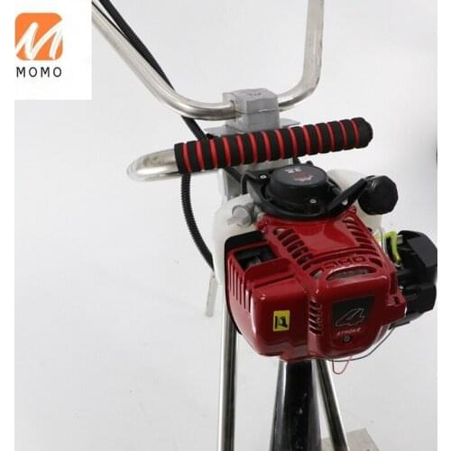 Mini hand push gasoline concrete vibratory ruler for road construction machinery