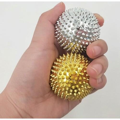 1Pair Yoga Fitness Ball Magnetic Therapy Massager Magnet Hand Acupuncture Ball Acupoint Needle Massage Men Women Pressure Relief