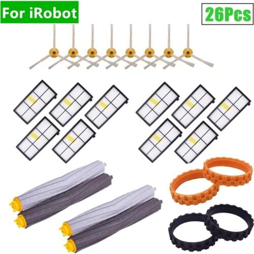 Main roll Brush Hepa filter side brush kit for iRobot Roomba 800 900 Series 870 880 980 Vacuum Cleaner robot Parts