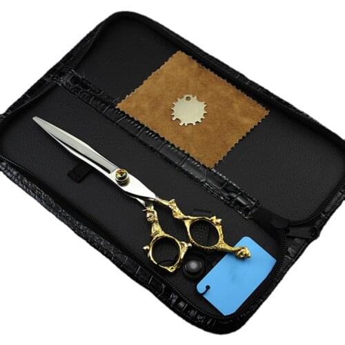 7 Inch Professional 440C Japanese Stainless Steel Hair Cutting Shears Hairdressing Hand Barber Scissors For SALON