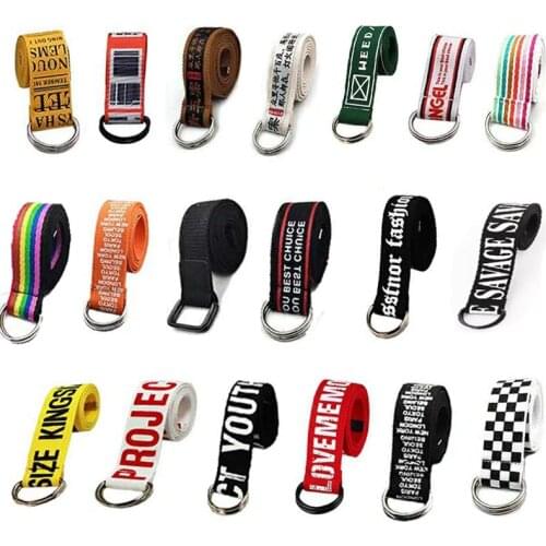 Richkeda store Belts For Women Canvas Casual Men Designer Belt Ladies Waist Strap Jeans Trouser Black Female Harajuku Waistband